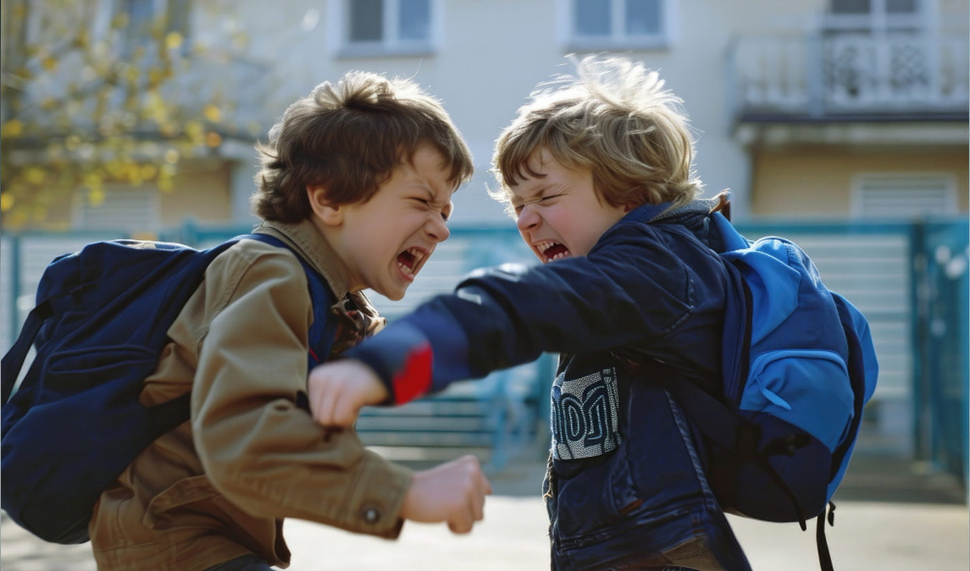 دعوا و اختلاف بین کودکان و چالش‌های رفتاری آن‌ها