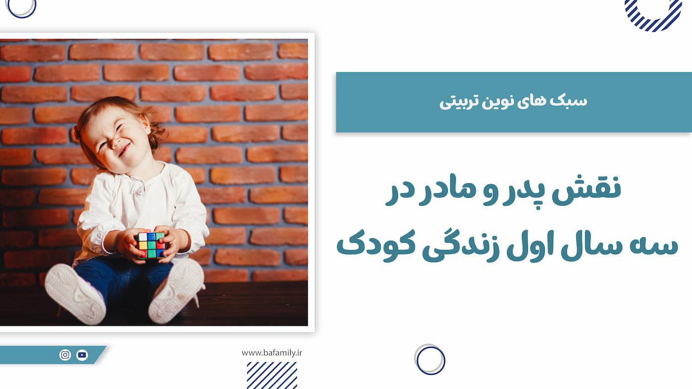نقش پدر و مادر در رشد عاطفی، شناختی و رفتاری کودک در سه سال اول زندگی
