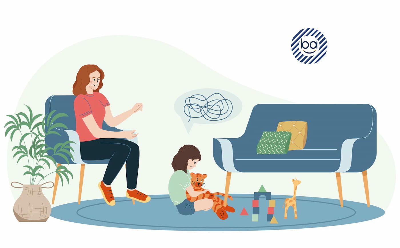 کودکی که منتظر تماشای برنامه تلویزیونی مورد علاقه‌اش است و در حال تمرین صبر می‌باشد